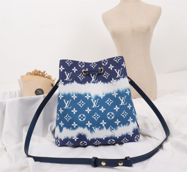 Louis Vuitton Escale Neonoe MM Replica - Pink Blue Red - Image 12