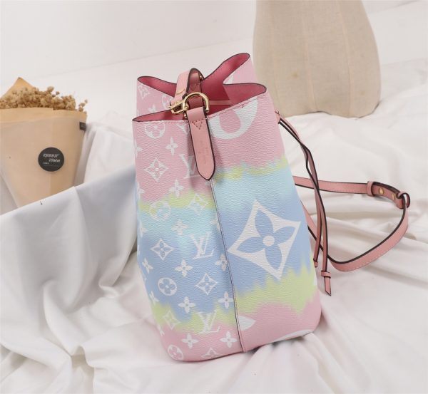 Louis Vuitton Escale Neonoe MM Replica - Pink Blue Red - Image 2