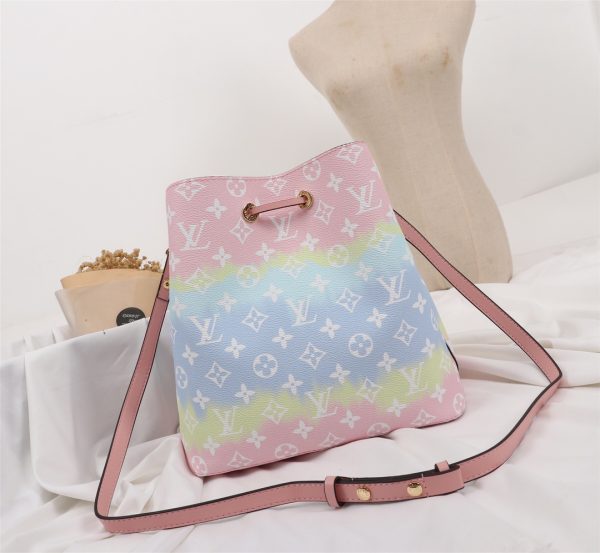 Louis Vuitton Escale Neonoe MM Replica - Pink Blue Red - Image 3