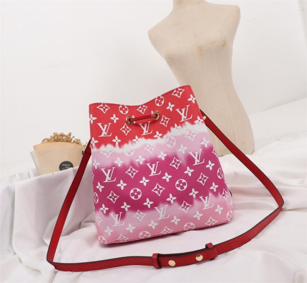 Louis Vuitton Escale Neonoe MM Replica - Pink Blue Red - Image 7