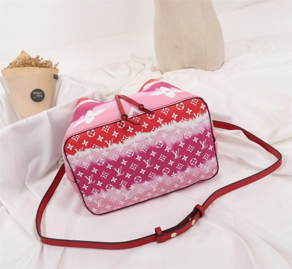 Louis Vuitton Escale Neonoe MM Replica - Pink Blue Red - Image 8