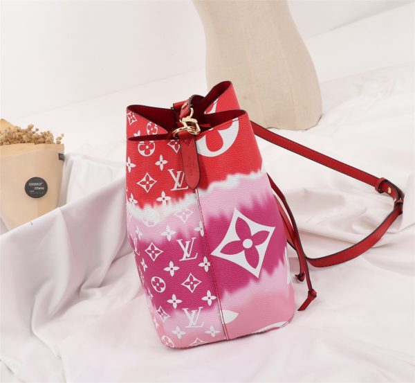Louis Vuitton Escale Neonoe MM Replica - Pink Blue Red - Image 9