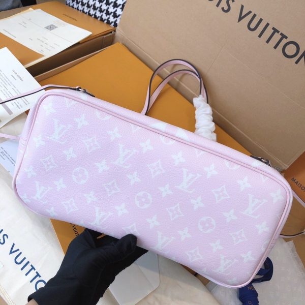 Louis Vuitton Escale Neverfull MM Replica - Pink/Blue/Red - Image 4