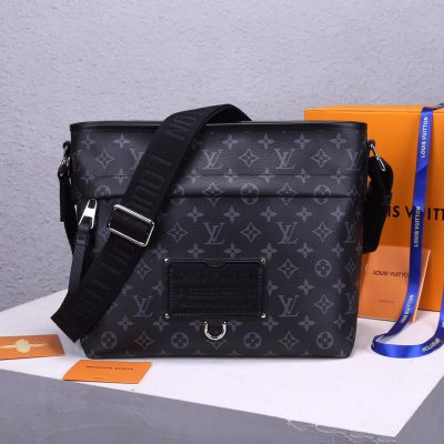 Replica LV Besace Zippee Black & Yellow Handbag