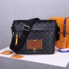 Best Replicas Bags - Replica LV Besace Zippee Black & Yellow Handbag Shop For Best Louis Vuitton LV Replica Bags With Cheap Price