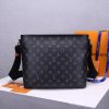 Best Replicas Bags - Replica LV Besace Zippee Black & Yellow Handbag Shop For Best Louis Vuitton LV Replica Bags With Cheap Price
