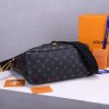 Best Replicas Bags - Replica LV Besace Zippee Black & Yellow Handbag Shop For Best Louis Vuitton LV Replica Bags With Cheap Price