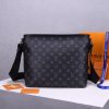 Best Replicas Bags - Replica LV Besace Zippee Black & Yellow Handbag Shop For Best Louis Vuitton LV Replica Bags With Cheap Price
