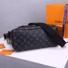 Best Replicas Bags - Replica LV Besace Zippee Black & Yellow Handbag Shop For Best Louis Vuitton LV Replica Bags With Cheap Price