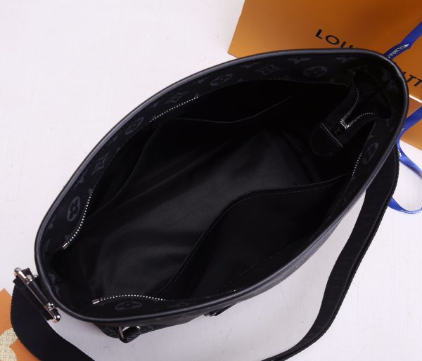 Replica LV Besace Zippee Black & Yellow Handbag - Image 5