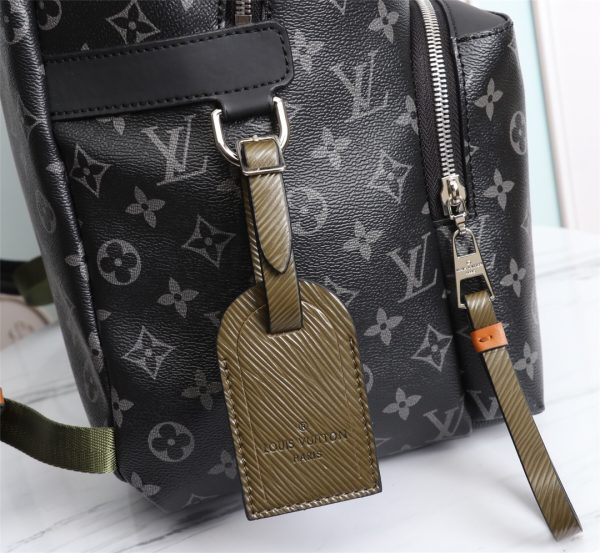 Replica LV Discovery Backpack M45218 Black Monogram Canvas - Image 4