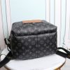 Best Replicas Bags - Replica LV Discovery Backpack M45218 Black Monogram Canvas Shop For Best Louis Vuitton LV Replica Bags With Cheap Price