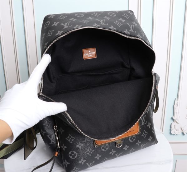 Replica LV Discovery Backpack M45218 Black Monogram Canvas - Image 6