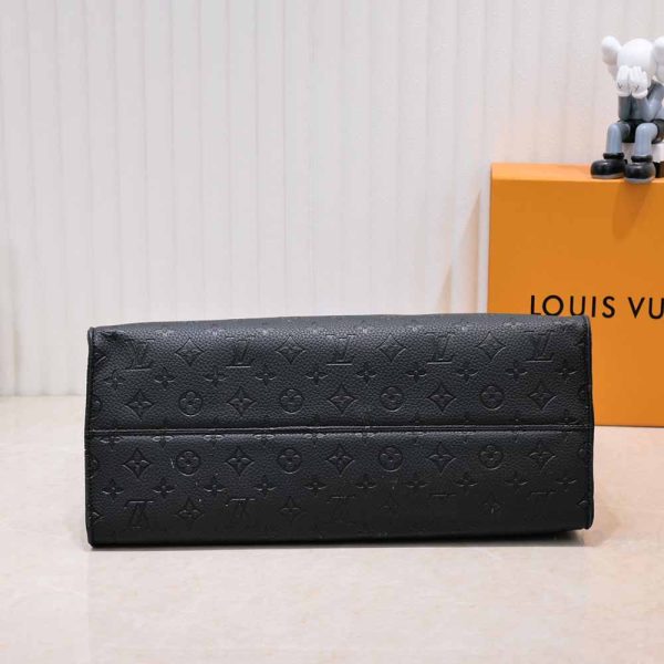 Louis Vuitton Onthego GM Replica in Black, Blue & Red - Image 40