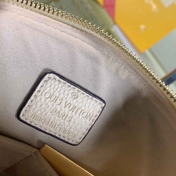 Replica LV Maida Hobo Bag in Black, White, Grey & Blue - Image 7