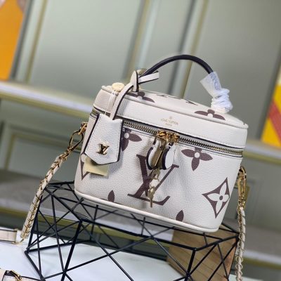 Louis Vuitton Vanity PM M45599 Replica Cream/Black/Grey