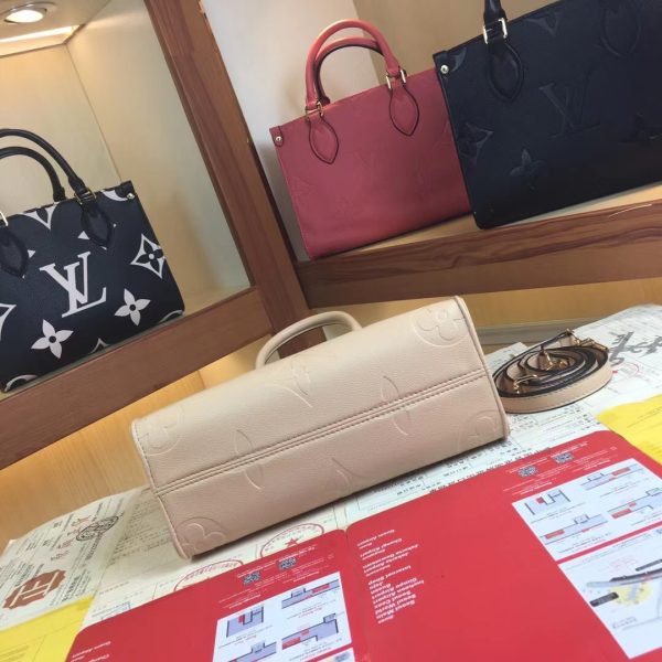 Louis Vuitton Onthego PM M45653 Replica Black/Beige/Pink - Image 6