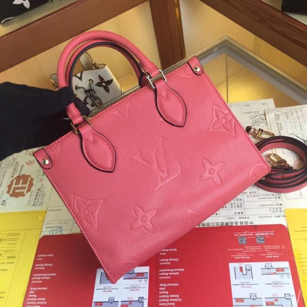 Louis Vuitton Onthego PM M45653 Replica Black/Beige/Pink - Image 14