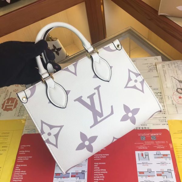 Louis Vuitton Onthego PM M45653 Replica Black/Beige/Pink - Image 19