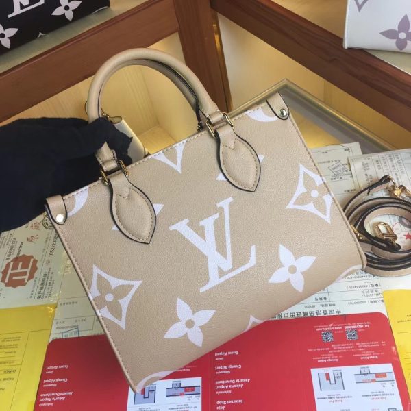 Louis Vuitton Onthego PM M45653 Replica Black/Beige/Pink - Image 17
