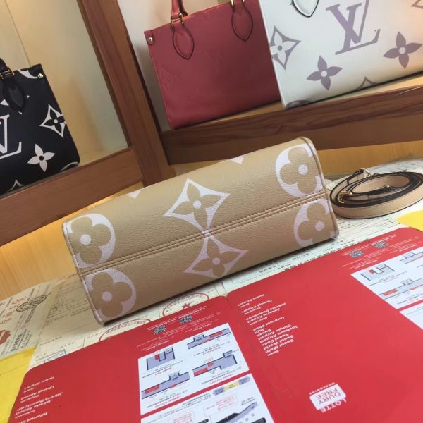 Replica LV Onthego PM M45659 Black/White/Beige Bag - Image 17