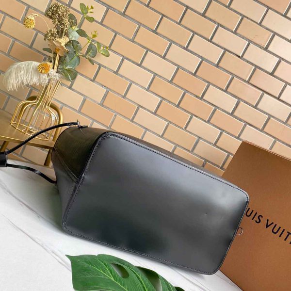 Replica LV Neverfull MM Epi Leather Navy/Black/Red Bag - Image 12