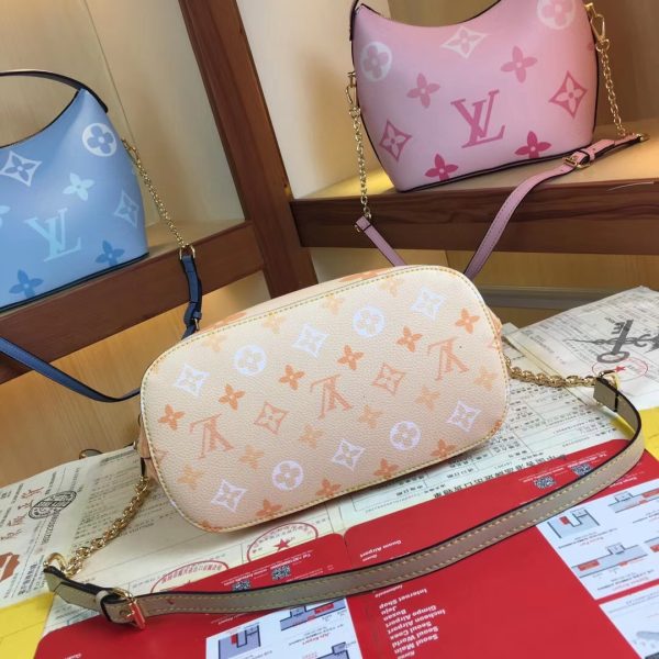 Replica LV Marshmallow Hobo Bag - Beige, Pink, Blue - Image 4