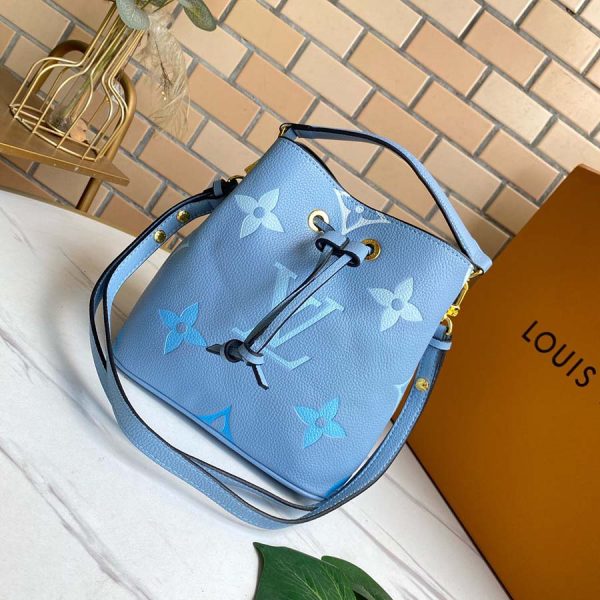 Louis Vuitton Neonoe Bb Replica Bag – Blue, Beige, Pink - Image 2