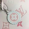 Best Replicas Bags - Replica LV By The Pool Onthego MM Blue Beige Pink Bag Shop For Best Louis Vuitton LV Replica Bags With Cheap Price