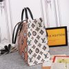 Best Replicas Bags - LV Onthego GM Replica Carryall Bag Black/Brown Shop For Best Louis Vuitton LV Replica Bags With Cheap Price