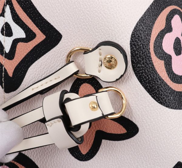 Louis Vuitton Replica Neverfull MM Tote - Black/White M45818 - Image 11