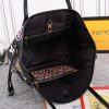 Best Replicas Bags - Louis Vuitton Replica Neverfull MM Tote - Black/White M45818 Shop For Best Louis Vuitton LV Replica Bags With Cheap Price