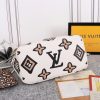Best Replicas Bags - Louis Vuitton Replica Neverfull MM Tote - Black/White M45818 Shop For Best Louis Vuitton LV Replica Bags With Cheap Price