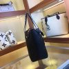 Best Replicas Bags - Replica LV Neverfull MM Tote in Black & White Shop For Best Louis Vuitton LV Replica Bags With Cheap Price