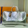 Best Replicas Bags - Louis Vuitton Keepall Bandouliere 50 Replica M45886 Travel Bag Shop For Best Louis Vuitton LV Replica Bags With Cheap Price