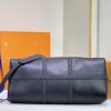 Best Replicas Bags - Replica LV Keepall Bandouliere 50 M45975 Black Travel Bag Shop For Best Louis Vuitton LV Replica Bags With Cheap Price