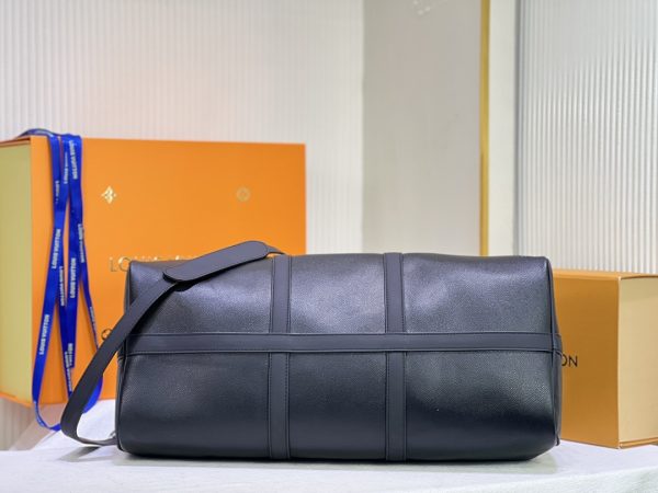 Replica LV Keepall Bandouliere 50 M45975 Black Travel Bag - Image 7