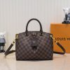 Best Replicas Bags - Louis Vuitton Damier Boetie PM/MM Replica Handbag - Brown Shop For Best Louis Vuitton LV Replica Bags With Cheap Price