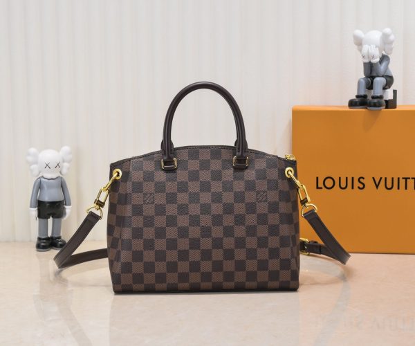 Louis Vuitton Damier Boetie PM/MM Replica Handbag - Brown - Image 5