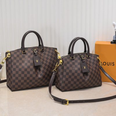 Louis Vuitton Damier Boetie PM/MM Replica Handbag - Brown