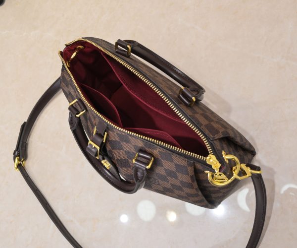 Louis Vuitton Damier Boetie PM/MM Replica Handbag - Brown - Image 6