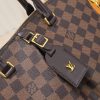 Best Replicas Bags - Louis Vuitton Damier Boetie PM/MM Replica Handbag - Brown Shop For Best Louis Vuitton LV Replica Bags With Cheap Price