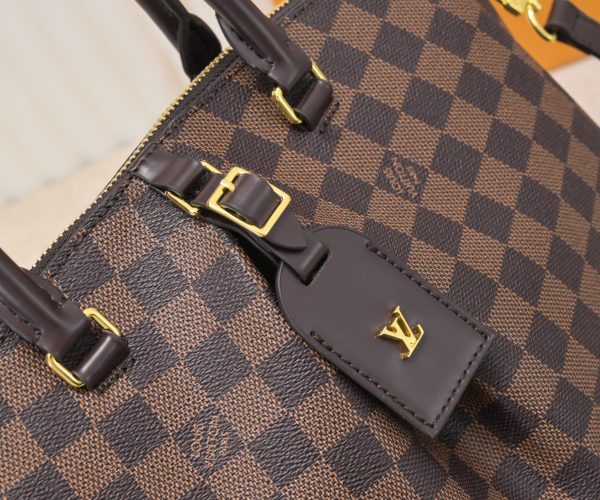 Louis Vuitton Damier Boetie PM/MM Replica Handbag - Brown - Image 8