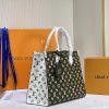 Best Replicas Bags - LV Monogram A4 Leather Onthego Replica Tote Bag Shop For Best Louis Vuitton LV Replica Bags With Cheap Price