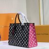 Best Replicas Bags - LV Monogram A4 Leather Onthego Replica Tote Bag Shop For Best Louis Vuitton LV Replica Bags With Cheap Price