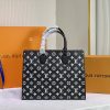 Best Replicas Bags - LV Monogram A4 Leather Onthego Replica Tote Bag Shop For Best Louis Vuitton LV Replica Bags With Cheap Price