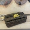 Best Replicas Bags - Replica LV Marceau Chain Handbag - Black/Brown Shop For Best Louis Vuitton LV Replica Bags With Cheap Price