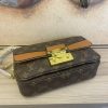 Best Replicas Bags - Replica LV Marceau Chain Handbag - Black/Brown Shop For Best Louis Vuitton LV Replica Bags With Cheap Price