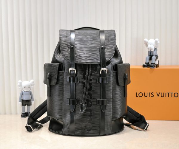 Replica Louis Vuitton Christopher PM Epi Leather Backpack - Image 17