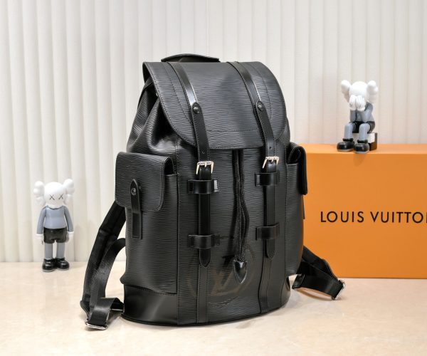 Replica Louis Vuitton Christopher PM Epi Leather Backpack - Image 13